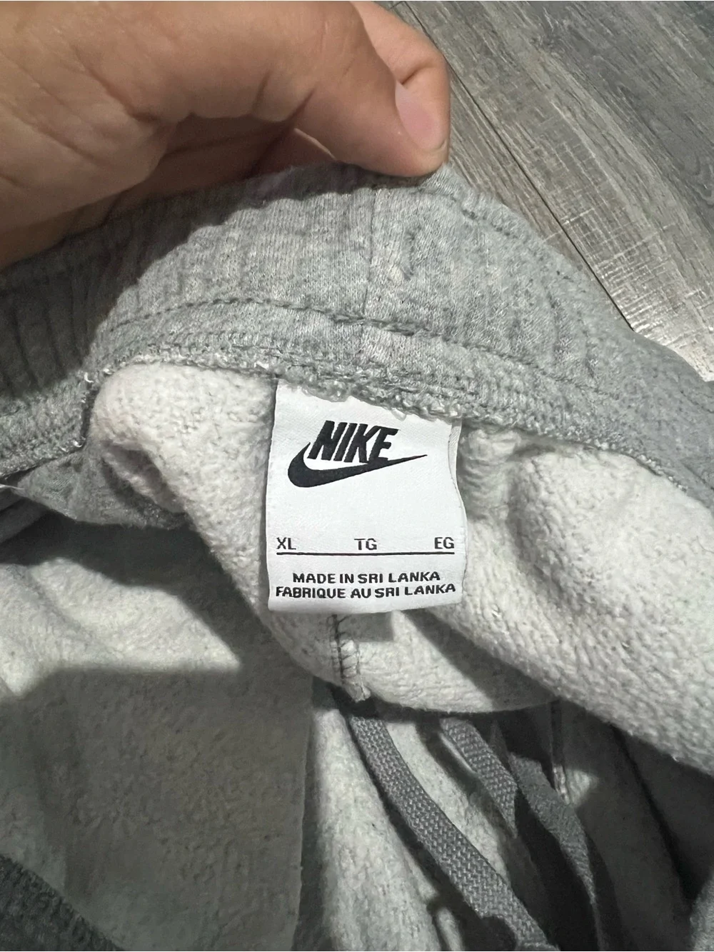 Men's nike sweatpants nike club fleece joggers heather gray men's XL